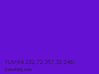 YUV 64.232,72.357,32.246 Color Image