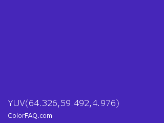 YUV 64.326,59.492,4.976 Color Image