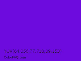 YUV 64.356,77.718,39.153 Color Image
