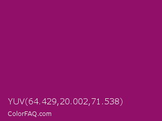 YUV 64.429,20.002,71.538 Color Image