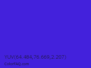 YUV 64.484,76.669,2.207 Color Image