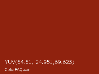 YUV 64.61,-24.951,69.625 Color Image