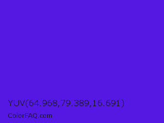 YUV 64.968,79.389,16.691 Color Image