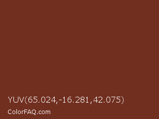 YUV 65.024,-16.281,42.075 Color Image