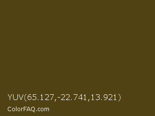 YUV 65.127,-22.741,13.921 Color Image