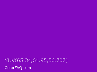 YUV 65.34,61.95,56.707 Color Image