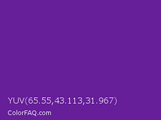 YUV 65.55,43.113,31.967 Color Image