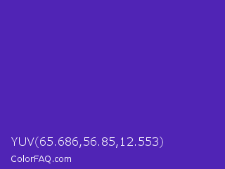 YUV 65.686,56.85,12.553 Color Image