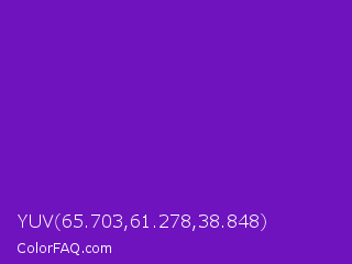 YUV 65.703,61.278,38.848 Color Image