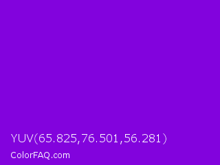 YUV 65.825,76.501,56.281 Color Image