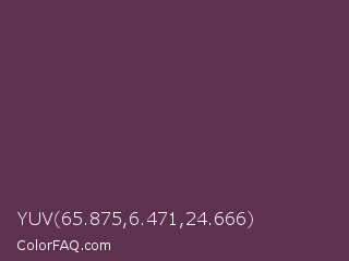 YUV 65.875,6.471,24.666 Color Image