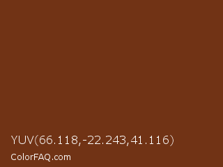 YUV 66.118,-22.243,41.116 Color Image