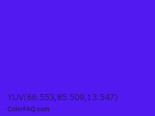 YUV 66.553,85.509,13.547 Color Image