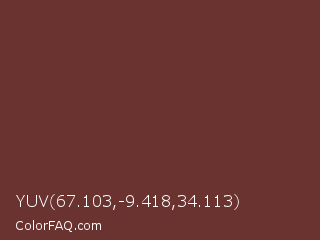 YUV 67.103,-9.418,34.113 Color Image
