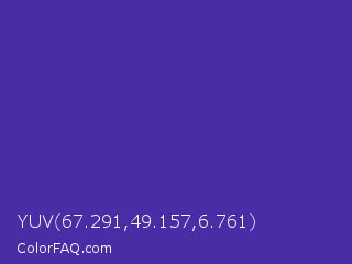 YUV 67.291,49.157,6.761 Color Image