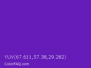 YUV 67.611,57.38,29.282 Color Image