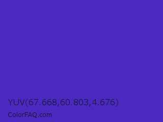 YUV 67.668,60.803,4.676 Color Image