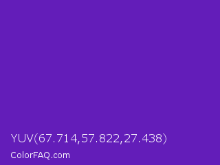 YUV 67.714,57.822,27.438 Color Image