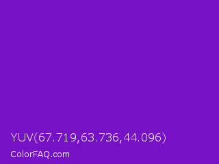 YUV 67.719,63.736,44.096 Color Image