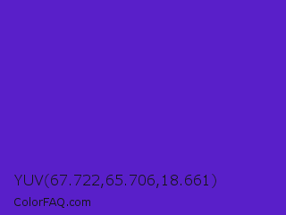 YUV 67.722,65.706,18.661 Color Image