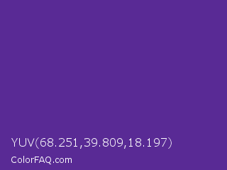 YUV 68.251,39.809,18.197 Color Image