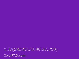 YUV 68.515,52.99,37.259 Color Image