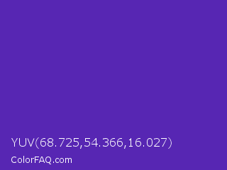 YUV 68.725,54.366,16.027 Color Image