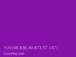 YUV 68.838,49.873,57.147 Color Image