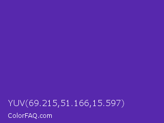YUV 69.215,51.166,15.597 Color Image