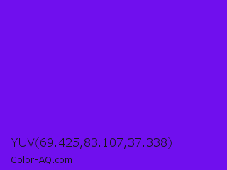 YUV 69.425,83.107,37.338 Color Image
