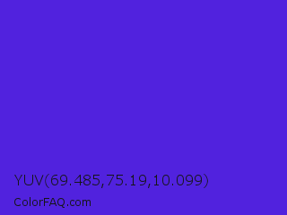 YUV 69.485,75.19,10.099 Color Image