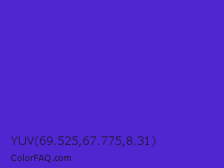 YUV 69.525,67.775,8.31 Color Image