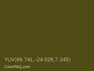YUV 69.741,-24.029,7.243 Color Image
