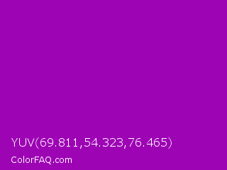YUV 69.811,54.323,76.465 Color Image