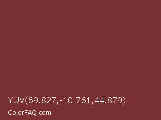 YUV 69.827,-10.761,44.879 Color Image
