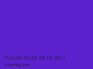 YUV 69.95,66.58,18.461 Color Image