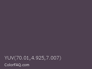 YUV 70.01,4.925,7.007 Color Image