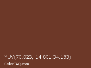 YUV 70.023,-14.801,34.183 Color Image