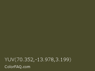 YUV 70.352,-13.978,3.199 Color Image