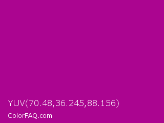 YUV 70.48,36.245,88.156 Color Image