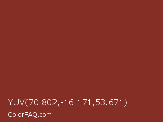 YUV 70.802,-16.171,53.671 Color Image