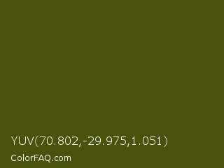 YUV 70.802,-29.975,1.051 Color Image