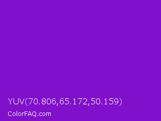 YUV 70.806,65.172,50.159 Color Image