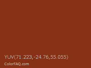 YUV 71.223,-24.76,55.055 Color Image