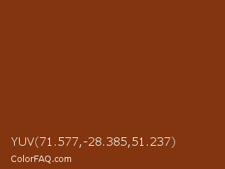 YUV 71.577,-28.385,51.237 Color Image