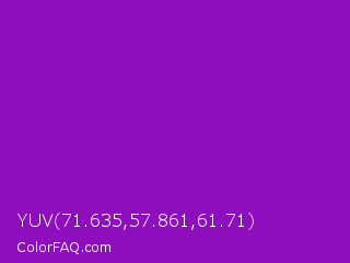 YUV 71.635,57.861,61.71 Color Image