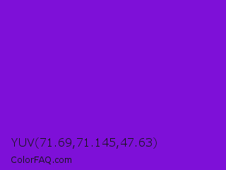YUV 71.69,71.145,47.63 Color Image