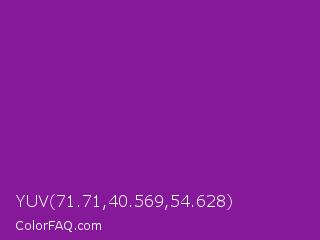 YUV 71.71,40.569,54.628 Color Image