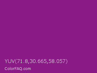 YUV 71.8,30.665,58.057 Color Image