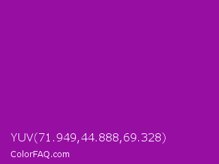 YUV 71.949,44.888,69.328 Color Image